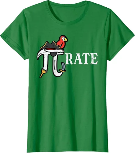 Vista 55 de Pirate Pi Funny Math Pie Halloween Disfraz Maestro Hombres Mujeres Camiseta Asphalt Grey