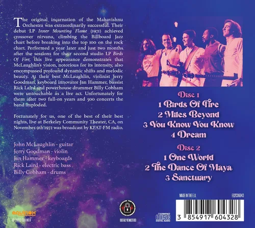 Vista 2 de Live At The Berkeley Community Theater 1972