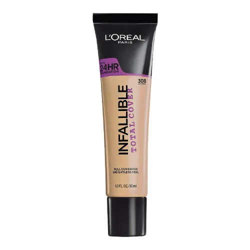 Vista 13 de L'Oreal Paris cosméticos base infalible de cubierta total, Beige Caramelo 309 Beige Caramelo