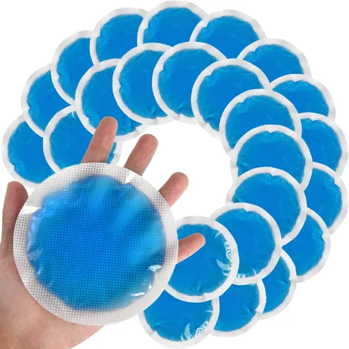 Vista 9 de Tutmyrea Compresa fría reutilizable, 6 paquetes de hielo suaves para lesiones, niños y heridas; paquetes de gel para ojos, cara, alergias y dientes