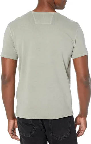Vista 2 de John Varvatos Camiseta de calavera floral para hombre