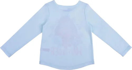 Vista 3 de Disney Moana - Conjunto de camisa y pantalones deportivos de manga larga para niñas pequeñas, pequeñas y grandes, color azulazul marino