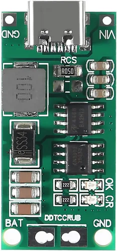 Vista 4 de Cargador de Batería Multi-Celdas 2S 3S 4S Tipo-C a 8.4V 12.6V 16.8V Step-Up Boost LiPo Polímero Li-Ion 7.4V 11.1V 14.8V 18650 Batería de Litio 2S 2A