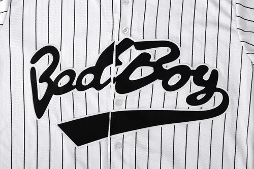 Vista 3 de Ropa de los años 90 para mujeres y hombres, camiseta de béisbol de Badboy para fiestas temáticas, ropa hiphop para fiestas, talla única