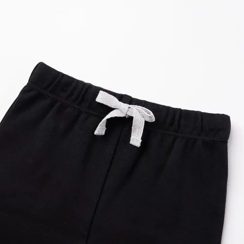Vista 5 de HAJAKADAS-Y Paquete de 3 pantalones de algodón de color sólido para bebé niño