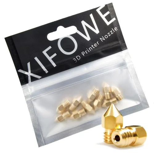Vista 21 de K1 Boquillas de acero endurecido para extrusoras de impresora 3D de 0.4mm, resistentes al desgaste a alta temperatura, con herramientas de bricolaje