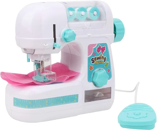 Vista 6 de Mini máquina de coser, máquina de coser niños juguete para niñas niños