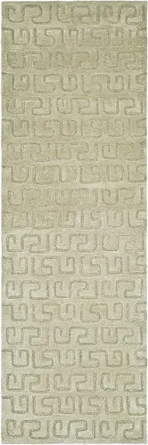 Vista 5 de SAFAVIEH Soho Collection - Alfombra decorativa de 2 x 3 pies, color verde claro, lana hecha a mano, ideal para zonas de alto tráfico en entrada