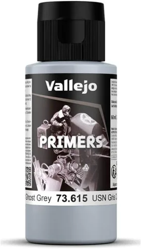 Vista 5 de Vallejo - Color de imprimación superficial USN Light Ghost Grey imprimación acrílica 0.6 fl oz (0.6 fl oz.) Acabado mate y secado rápido