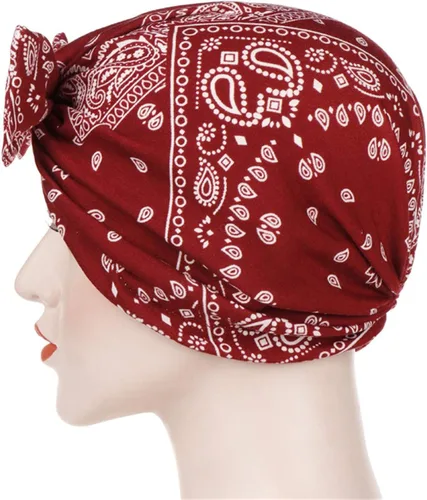 Vista 4 de Qhome - Gorra de lujo para mujer, diseño de lazo