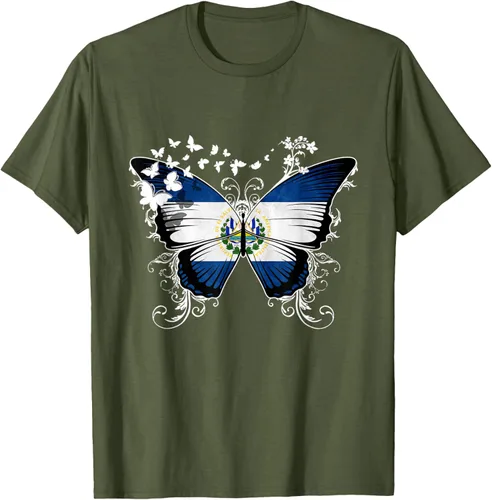Vista 55 de Camiseta con diseño de bandera de El Salvador