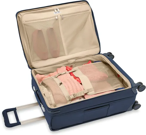 Vista 15 de Briggs Riley Spinner Azul Marino 26-inch Baseline Medium Expandable Briggs Riley Spinners de línea base