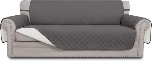 Vista 272 de Easy-Going - Funda reversible para sofá, resistente al agua, con varillas de espuma y correas elásticas, protector de muebles para mascotas y perros