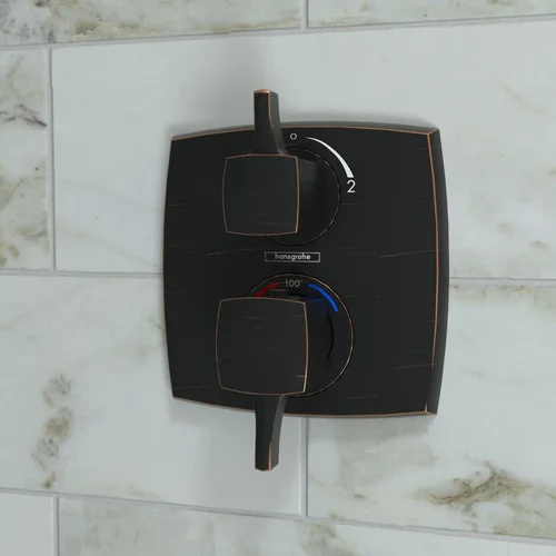 Vista 13 de hansgrohe Ecostat Classic 15769001 - Válvula de ducha de equilibrio de presión cromada