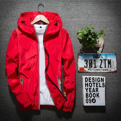 Vista 3 de Chaqueta bomber para hombre, cálida e impermeable con capucha, abrigo de invierno resistente al viento, talla M-7XL