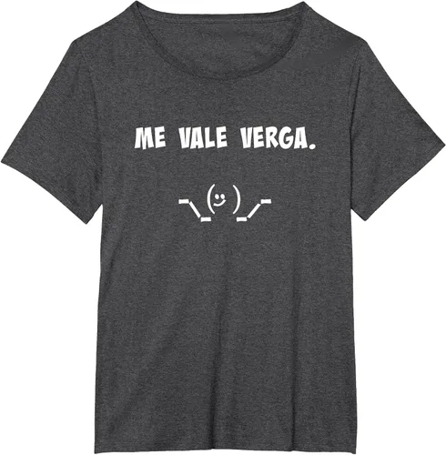 Vista 26 de Camisa Chistosa Funny Latin Shirt en español. Camiseta Asphalt Grey