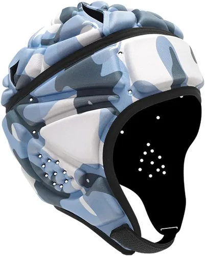 Vista 13 de Casco de rugby acolchado protector suave para hockey fútbol fútbol portero for Hockey, 7v7 Flag Football, Soccer Goalie