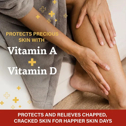 Vista 3 de A+D Pomada curativa multiusos de primeros auxilios, protector hidratante de la piel para talones, codos, manos y labios secos agrietados, protege