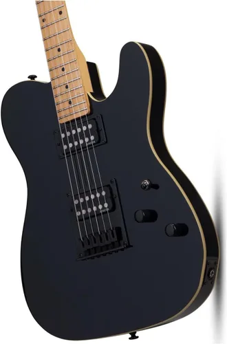 Vista 4 de Schecter Guitarra eléctrica PT (negro brillante)