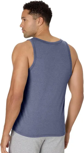 Vista 2 de Hanes Camiseta sin mangas Originals de mezcla triple para hombre, Camisetas sin mangas ligeras para hombre, Camiseta tipo tank sin mangas