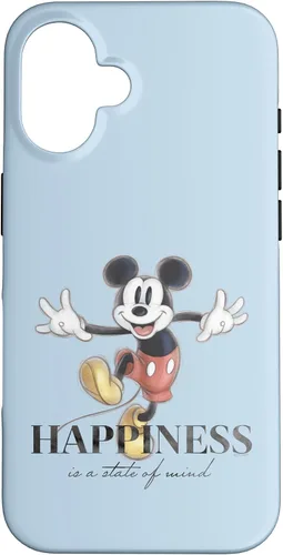 Vista 32 de Disney 100 aniversario Mickey Mouse D100 Quote Happiness Case para iPhone 17