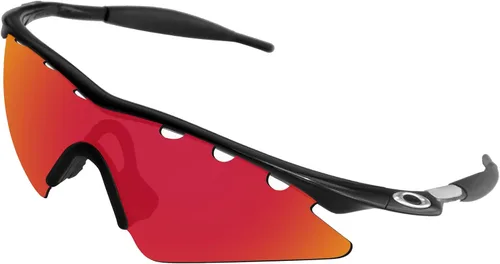 Vista 2 de Lente polarizada de repuesto para gafas de sol Oakley M Frame Sweep ventiladas, rojo