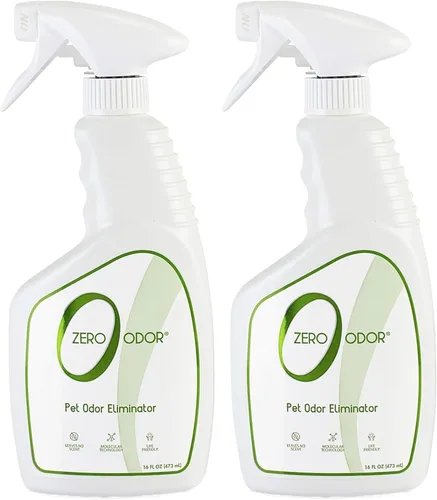 Vista 10 de zero Odor Pet Odor Eliminator, Trigger aerosol, 16 onzas Sin enzimas, eliminador de olores de orina para camas de mascotas, áreas de arena