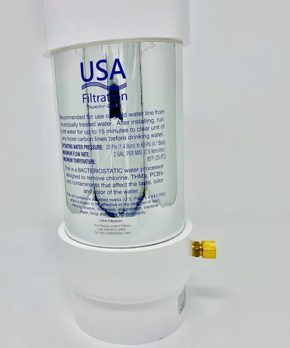 Vista 6 de Sistema de filtro de agua de 5 etapas para debajo del fregadero (25,000 galones clasificados), repuesto NSA 100S y 100X fabricado en Estados Unidos