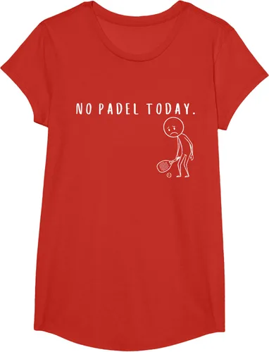 Vista 57 de No Padel Today Funny Padel Stickman Padel Playera Jugador de Tenis