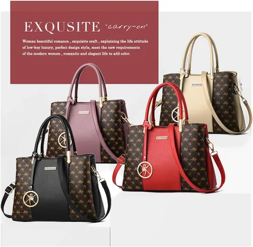 Vista 5 de Bolsos y bolsas de mano para mujer, con asa superior, bolso de hombro para mujer