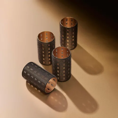 Vista 5 de Fromm Thermalux - Rodillos de pelo de aluminio, rodillos profesionales de autoagarre con núcleo de aluminio y tecnología iónica para volumen, ondas