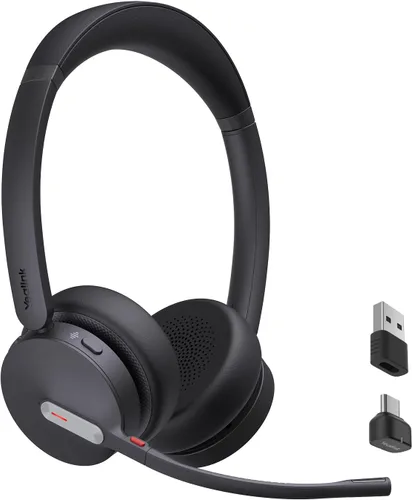 Vista 11 de Yealink BH70 Mono Bluetooth Teams Headset with AI Mic for Work from Home PC Negro (Equipos)