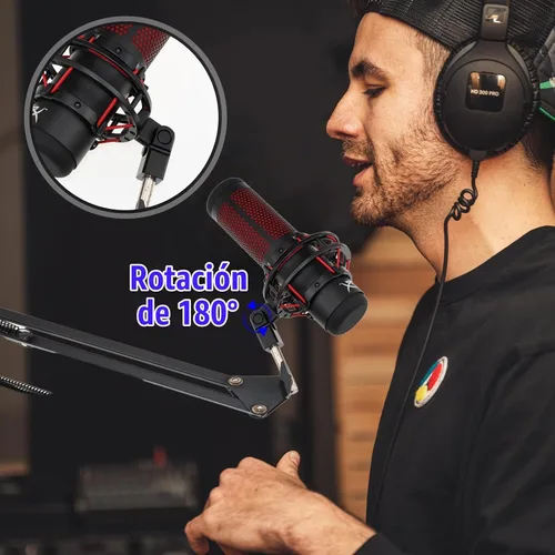 Vista 6 de Adaptador de montaje de micrófono para Hyperx Quadcast con adaptador