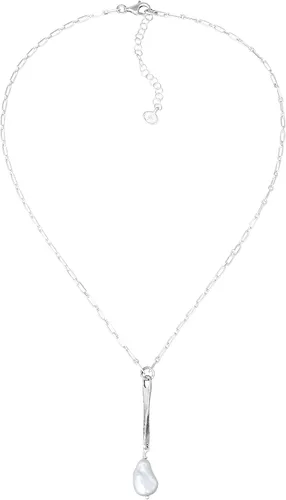Vista 3 de Silpada Collar de plata de ley con perlas cultivadas en agua dulce con forma de Stunning Drop 16 pulgadas 2 pulgadas Perla Perla no conocido