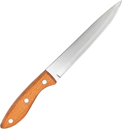 Vista 10 de Cuchillo de pelar para fruta y vegetales, cuchillo de cocina para cortar carne y rebanar, hoja de acero inoxidable ultra afilada, mango ergonómico