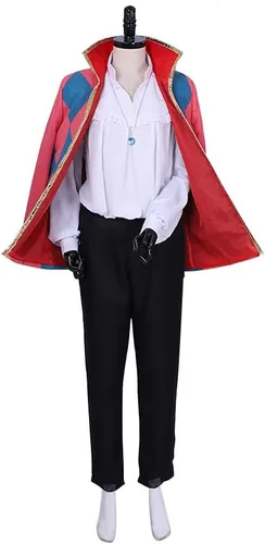 Vista 2 de 1791's lady Disfraz de anime de Halloween para hombre, traje rosa