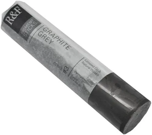 Vista 138 de R&F Handmade Paints - Pigmento profesional al óleo en barra, naranja lizarina, 6.4 fl oz