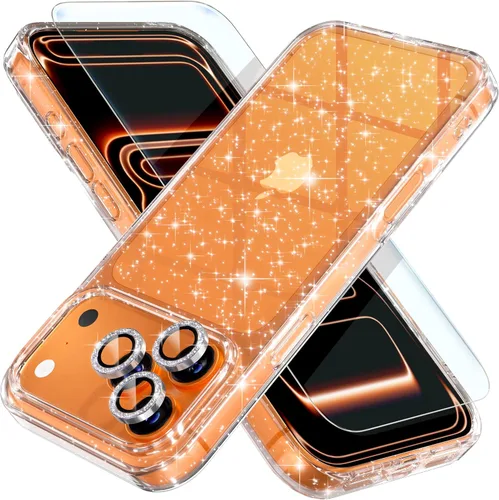 Vista 13 de Choiche, funda para iPhone 14 de mujer, brillante, protección de grado militar, 2 cubiertas de lentes de cámara Diamond, 2 protectores de vidrio