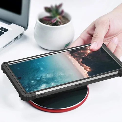 Vista 4 de Funda compatible con Samsung Galaxy Note 20 Ultra, 3 en 1, cuerpo completo, resistente, a prueba de golpes, delgada, híbrida, resistente, cubierta
