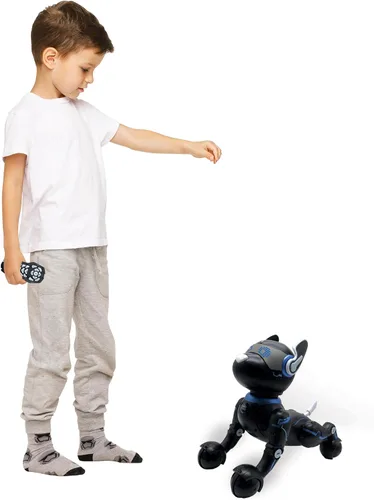 Vista 4 de LEXiBOOK Power Puppy - My Smart Robot Dog - Robot programable con control remoto, función de entrenamiento, baila, canta, efectos de luz, batería