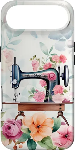 Vista 27 de Funda de costura floral vintage para máquina de coser iPhone 16