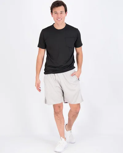 Vista 4 de Real Essentials Paquete de 4 camiseta deportiva de manga corta Dry-Fit para hombre (disponible en tallas grandes y altas)