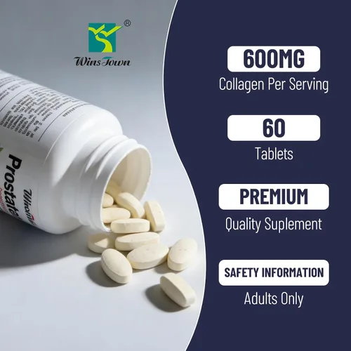Vista 7 de Tabletas para la salud de la próstata, apoya el bienestar de los hombres, 60 unidades Con Saw Palmetto y raíz de jengibre, apoya el control
