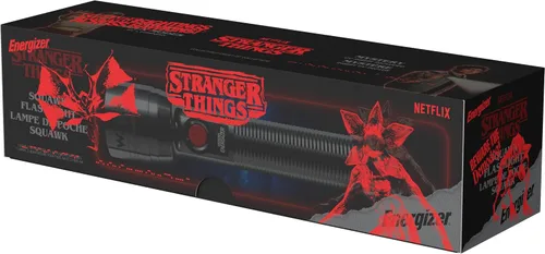 Vista 10 de Energizer Stranger Things Squawk Retro Linterna LED, Linterna de Camping Resistente al Agua y Testada contra Caídas, Edición Limitada, 250 Lúmenes