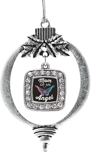 Vista 147 de Inspired Silver - Bon Voyage Cruise Ship Charm Ornamento – Adornos navideños cuadrados de plata con joyas de circonita cúbica