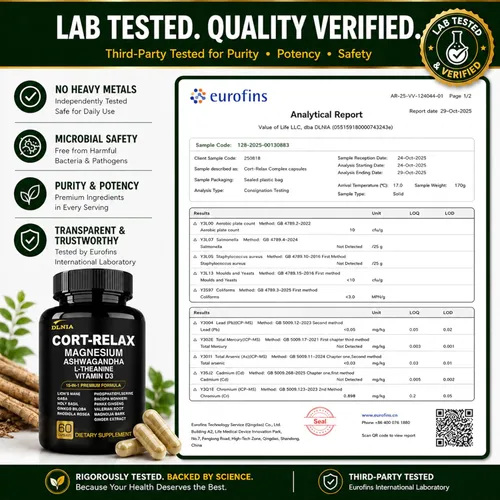 Vista 9 de Suplementos de cortisol súper calmados para mujeres y hombres con glicinato de magnesio, Ashwagandha, L-teanina, fosfatidilserina, ginkgo y melena