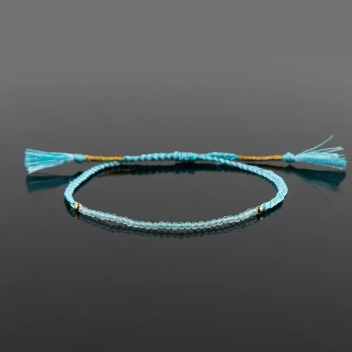 Vista 19 de Natural Beads Braided Bracelet, Energy Healing Crystals, Birthday, Gift for Her, Resizable Hand Braid Rope Thread Protection Bracelet for Men