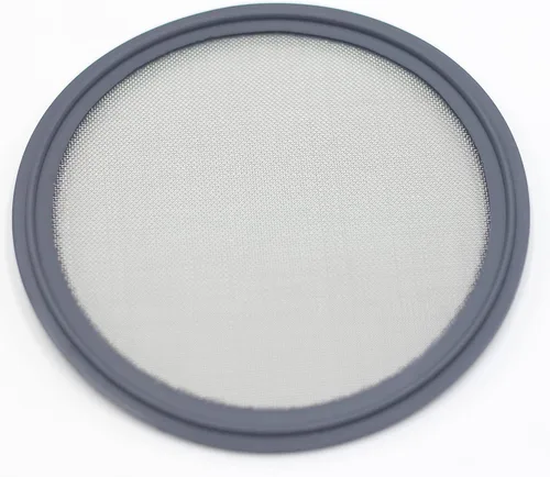 Vista 9 de HFS (R) 1,5 "Tri Clamp Screen Junta FKM w/Stainless Screen 10 Mesh (2000 μm)
