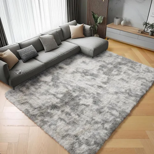 Vista 53 de ONASAR - Alfombra de pasillo negra de 2 x 6 pies, esponjosa, lavable, ultrasuave, afelpada, peluda, tapete para bebés, dormitorio de niños, armario