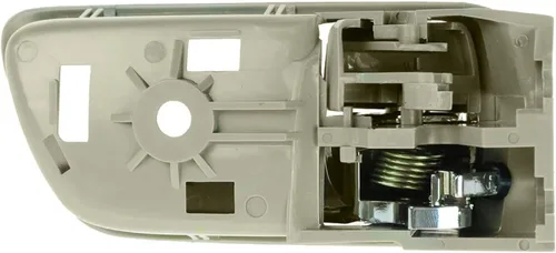 Vista 3 de TRQ Manija de puerta interior cromada beige izquierda lado del conductor compatible con Toyota Camry 02-06 For 2002-2006 Toyota Camry